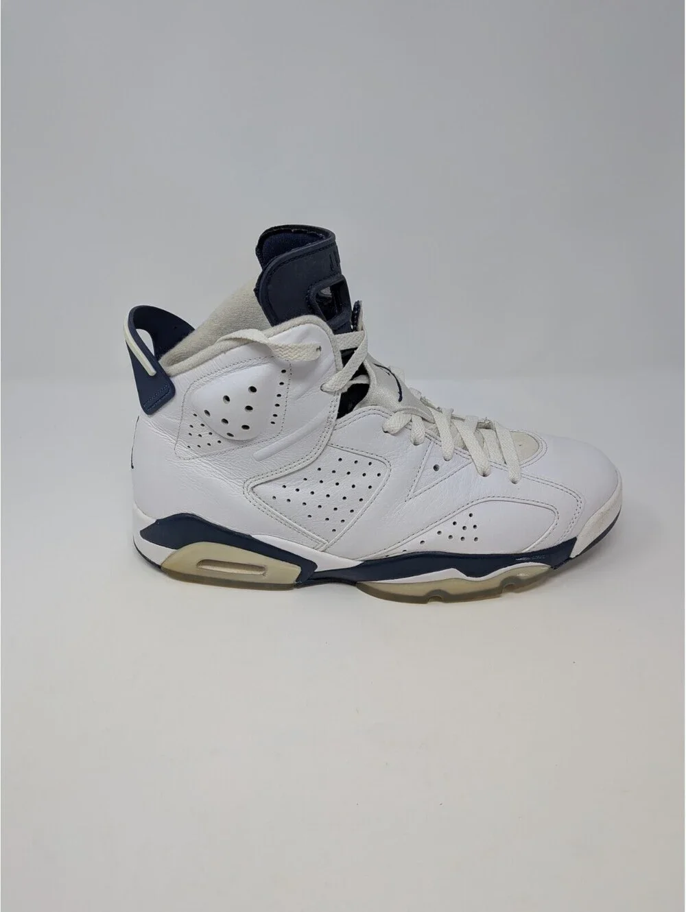 Nike Air Jordan 6 Retro Midnight Navy CT8529-141 Men’s Size 10 White Blue